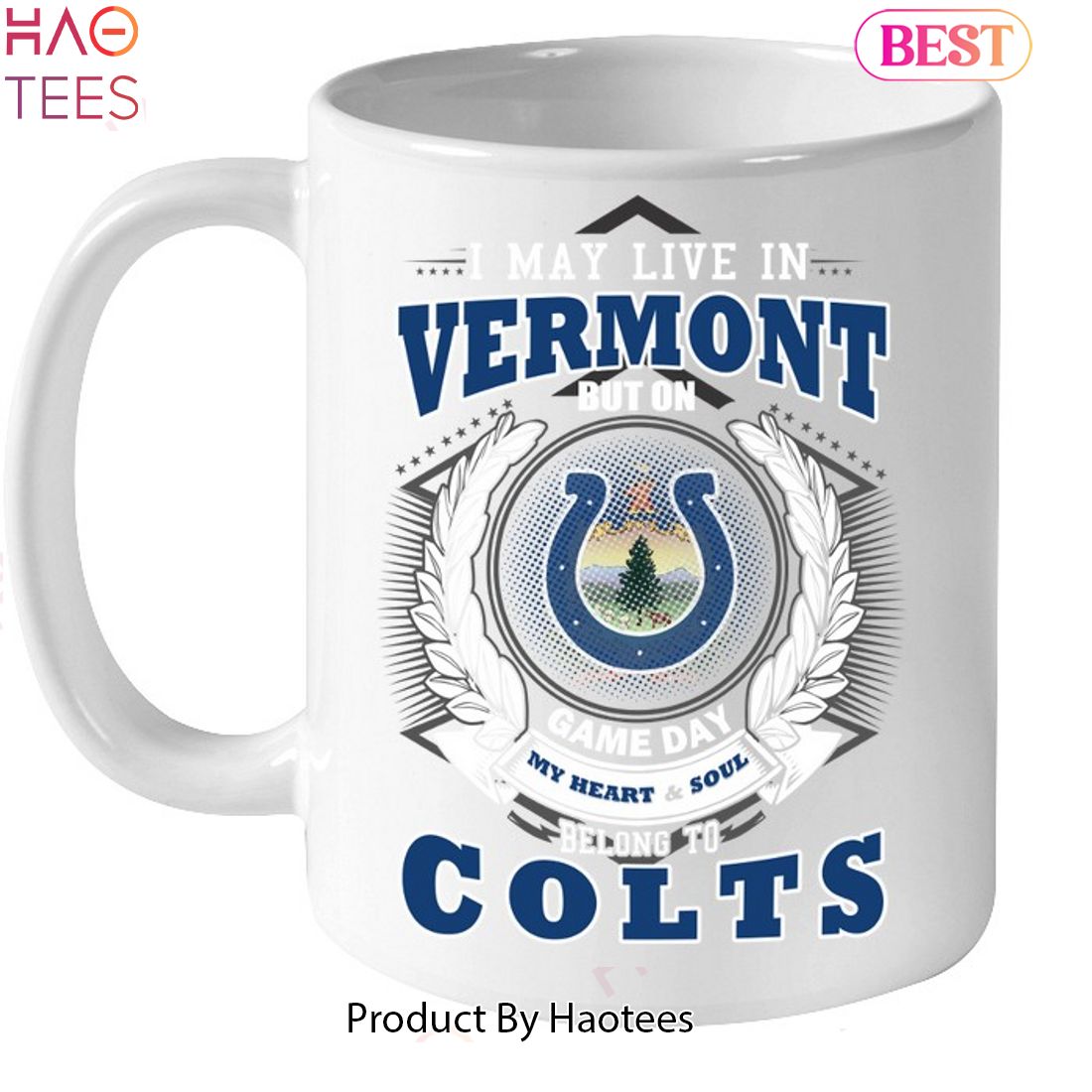 Official i May Live In Vermont But On Game Day My Heart & Soul Belongs To Indianapolis  Colts Shirt, hoodie, sweater, long sleeve and tank top