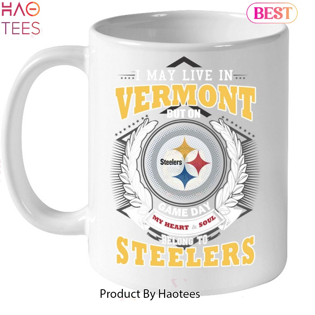 HOT TREND I May Live In Vermont But On Game Day My Heart & Soul Belongs To Pittsburgh Steelers Unisex T-Shirt HOT TREND I May Live In Vermont But On Game Day My Heart & Soul Belongs To Pittsburgh Steelers Unisex T-Shirt