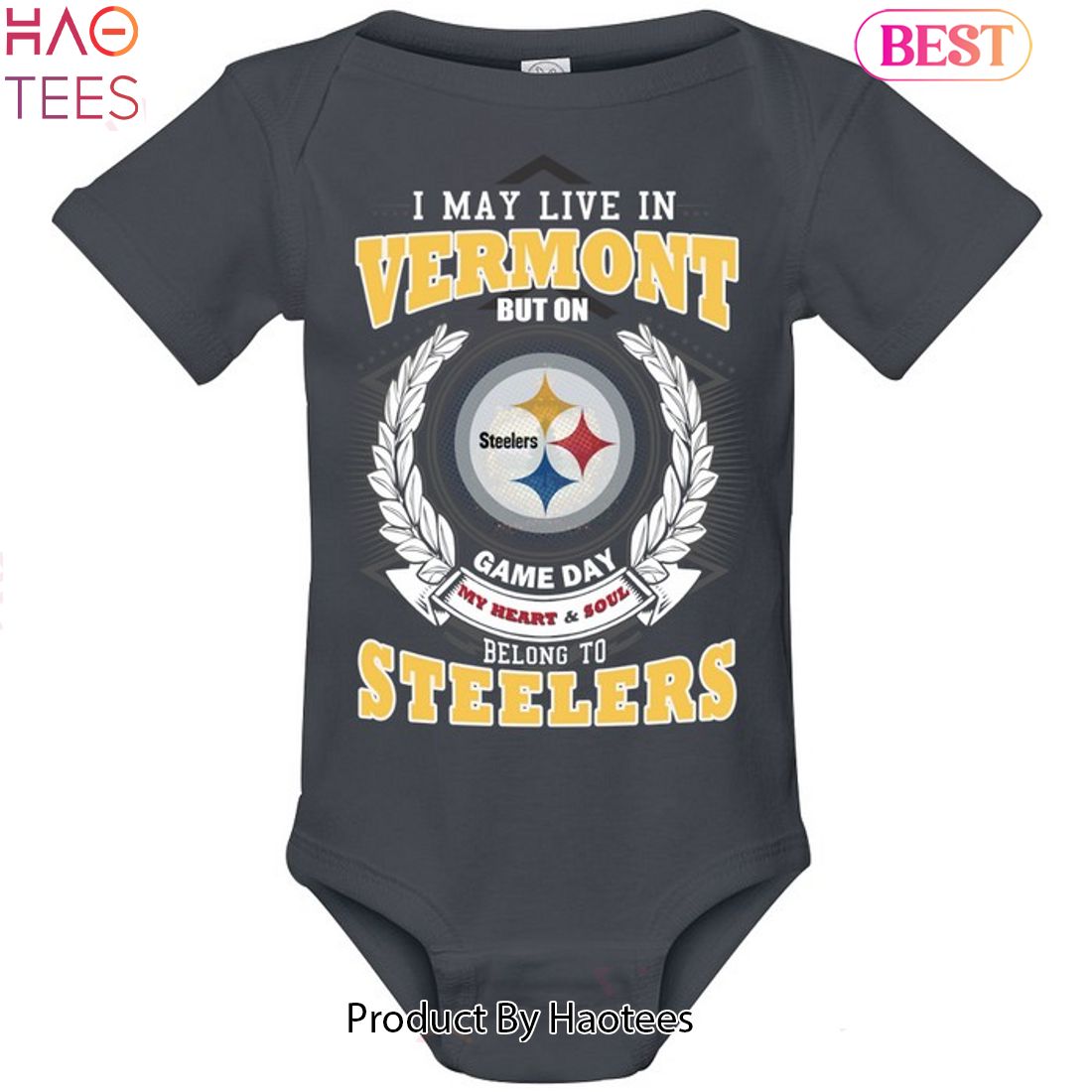 HOT TREND I May Live In Vermont But On Game Day My Heart & Soul Belongs To Pittsburgh Steelers Unisex T-Shirt HOT TREND I May Live In Vermont But On Game Day My Heart & Soul Belongs To Pittsburgh Steelers Unisex T-Shirt