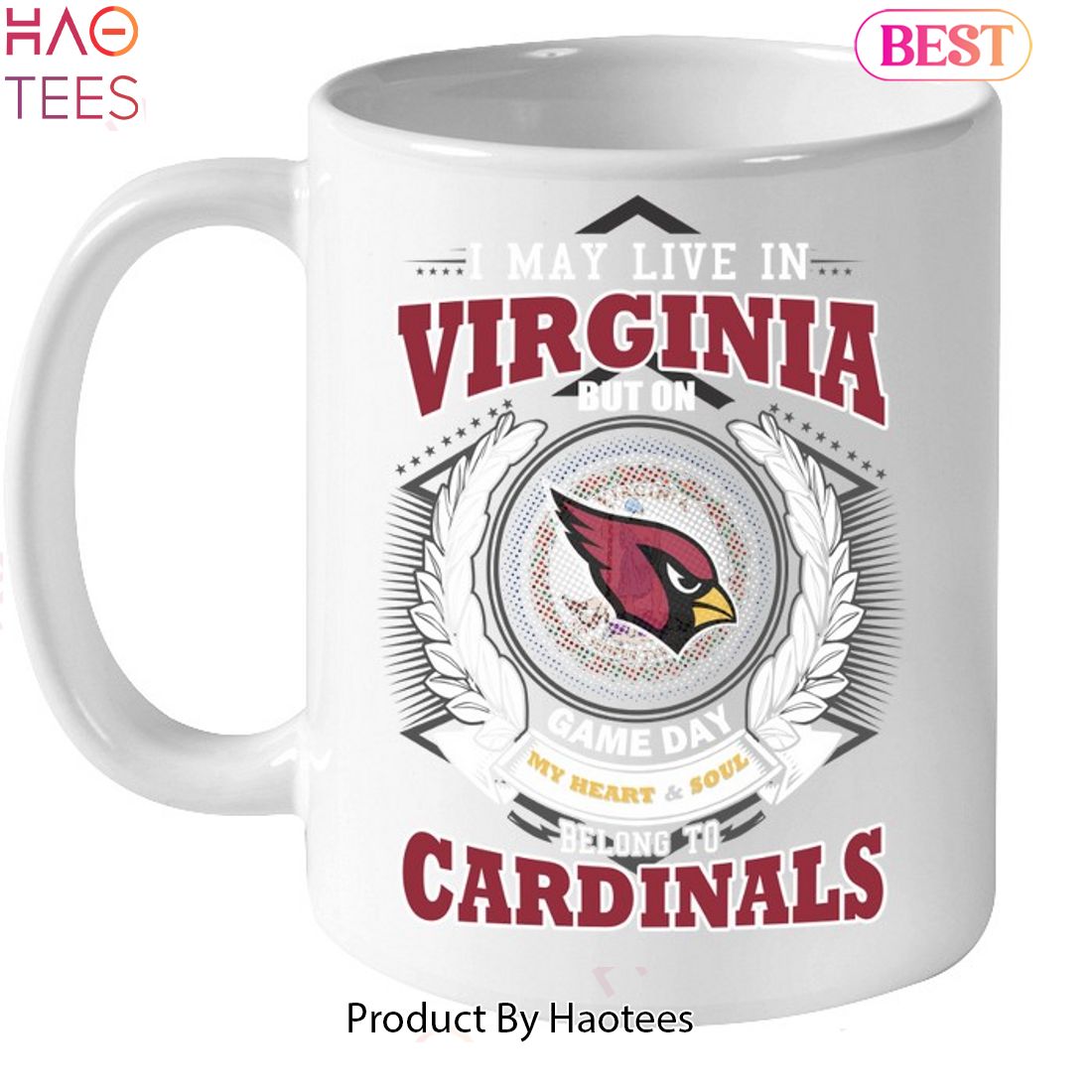HOT TREND I May Live In Virginia But On Game Day My Heart & Soul Belongs To Arizona Cardinals Unisex T-Shirt HOT TREND I May Live In Virginia But On Game Day My Heart & Soul Belongs To Arizona Cardinals Unisex T-Shirt