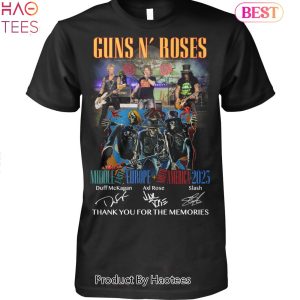 HOT Guns N Roses Thank You For The Memories Unisex T-Shirt