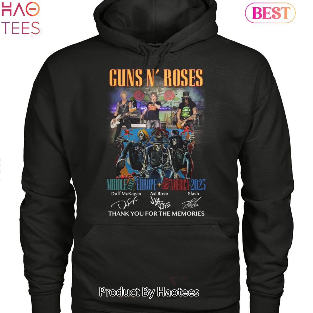 HOT Guns N Roses Thank You For The Memories Unisex T-Shirt HOT Guns N Roses Thank You For The Memories Unisex T-Shirt