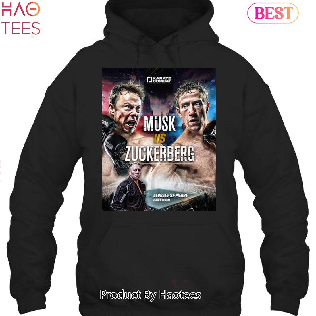 HOT TREND Musk & Zukerberg Boxing Unisex T-Shirt HOT TREND Musk & Zukerberg Boxing Unisex T-Shirt
