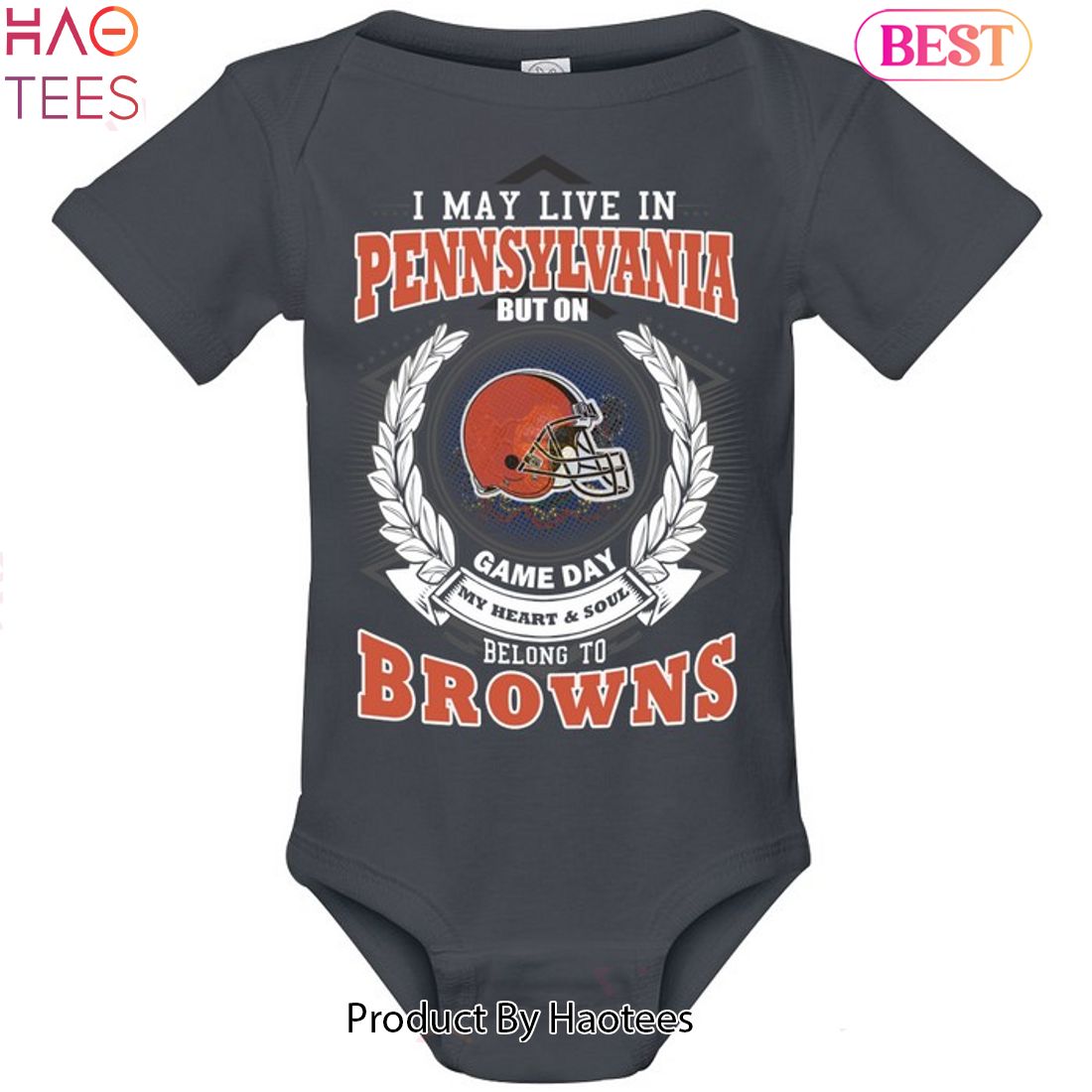 Cleveland Browns Cleveland Indians inside my heart t-shirt by To