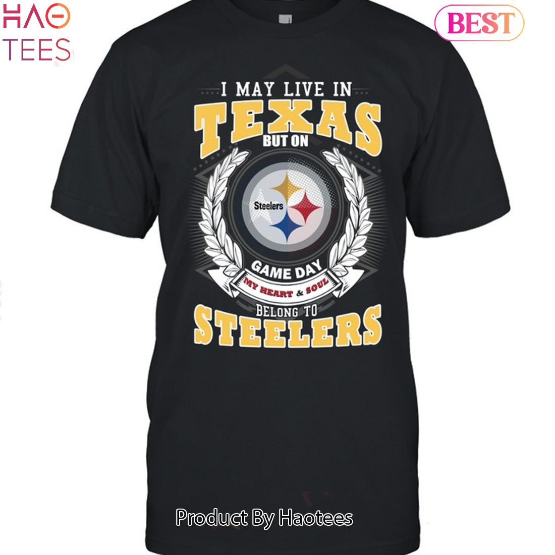 Pittsburgh Steelers Casual 3D Polo Shirt - T-shirts Low Price