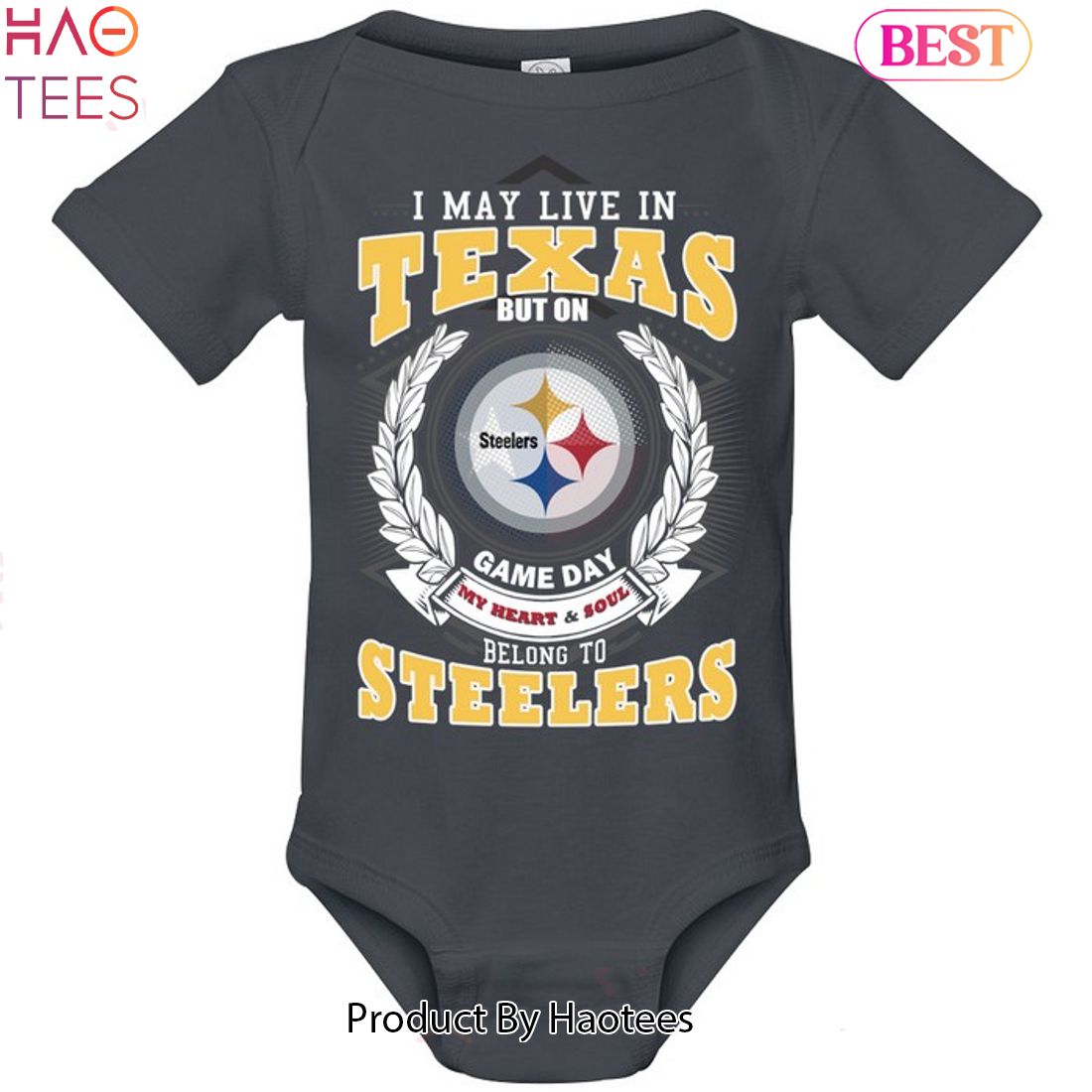 Always a Steelers Baby Outfit