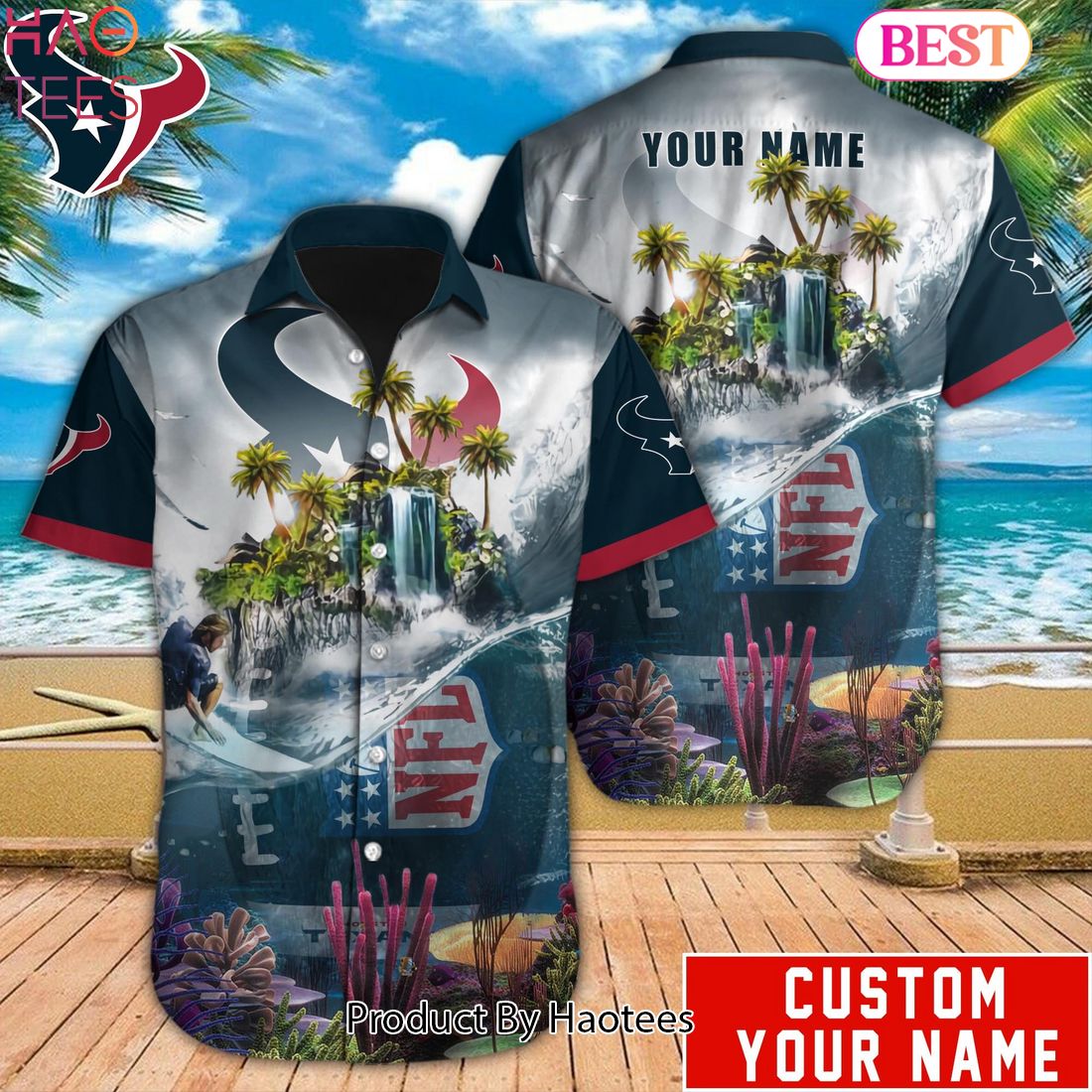 Houston Texans Hawaiian Shirt Houston Texans Cool Hawaiian Shirts