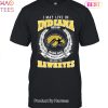 NEW I May Live In Indiana But On Game Day My Heart & Soul Belongs Iowa Hawkeyes Unisex T-Shirt