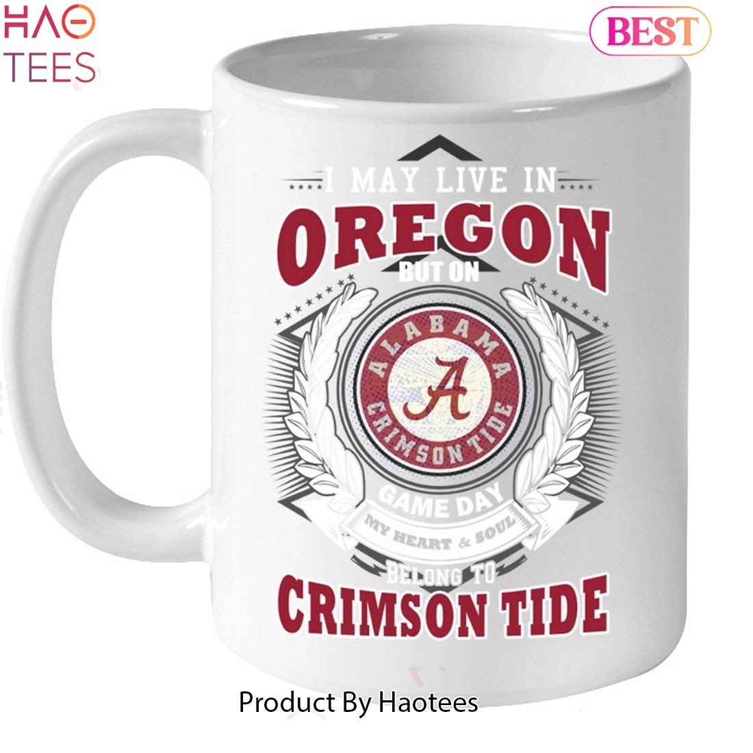 NEW I May Live In Oregon But On Game Day My Heart & Soul Belongs To Alabama Crimson Tide Unisex T-Shirt NEW I May Live In Oregon But On Game Day My Heart & Soul Belongs To Alabama Crimson Tide Unisex T-Shirt