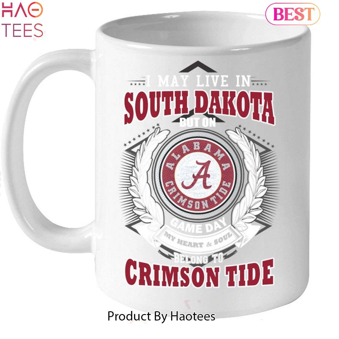 ALABAMA CRIMSON TIDE MUG LOGO - My Gameday Store