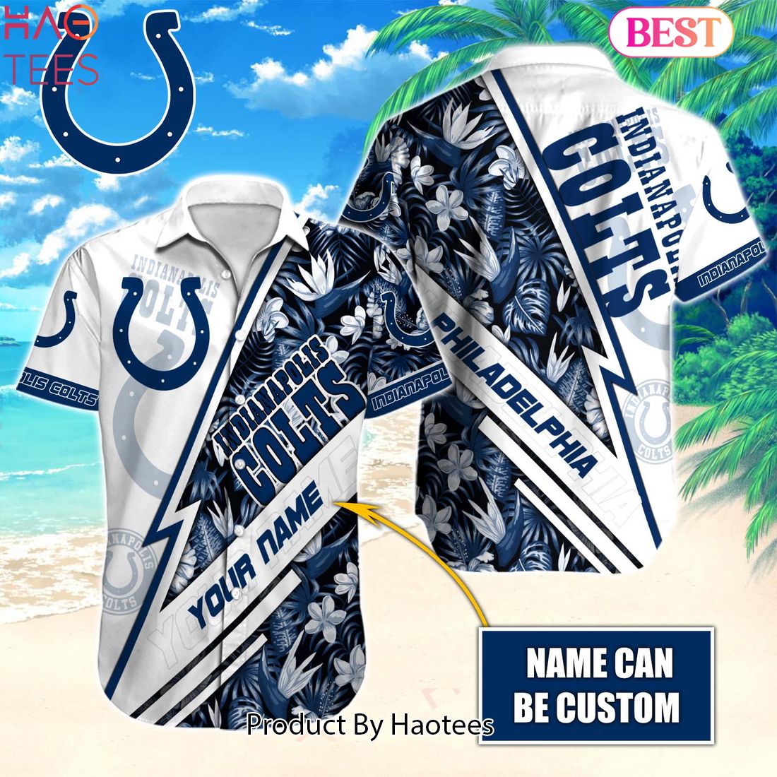 NEW FASHION NFL Indianapolis Colts Indianapolis Colts Hawaiian Shirt Hot  2023
