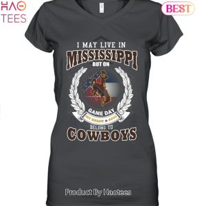 NEW I May Live In Mississippi But On Game Day My Heart & Soul Belongs To Wyoming Cowboys Unisex T-Shirt