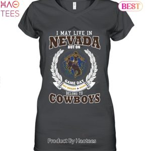NEW I May Live In Nevada But On Game Day My Heart & Soul Belongs To Wyoming Cowboys Unisex T-Shirt
