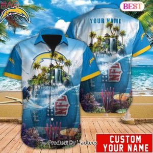 NEW FASHION NFL Los Angeles Chargers Hawaiian Shirt Hot Summer 2023