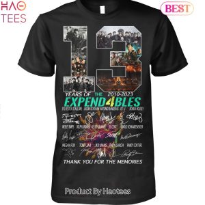 13 Years Of 2010-2023 The Expend 4Bles Thank You For The Memories Unisex T-Shirt