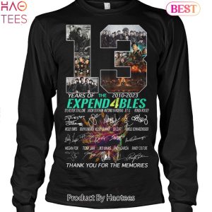13 Years Of 2010-2023 The Expend 4Bles Thank You For The Memories Unisex T-Shirt