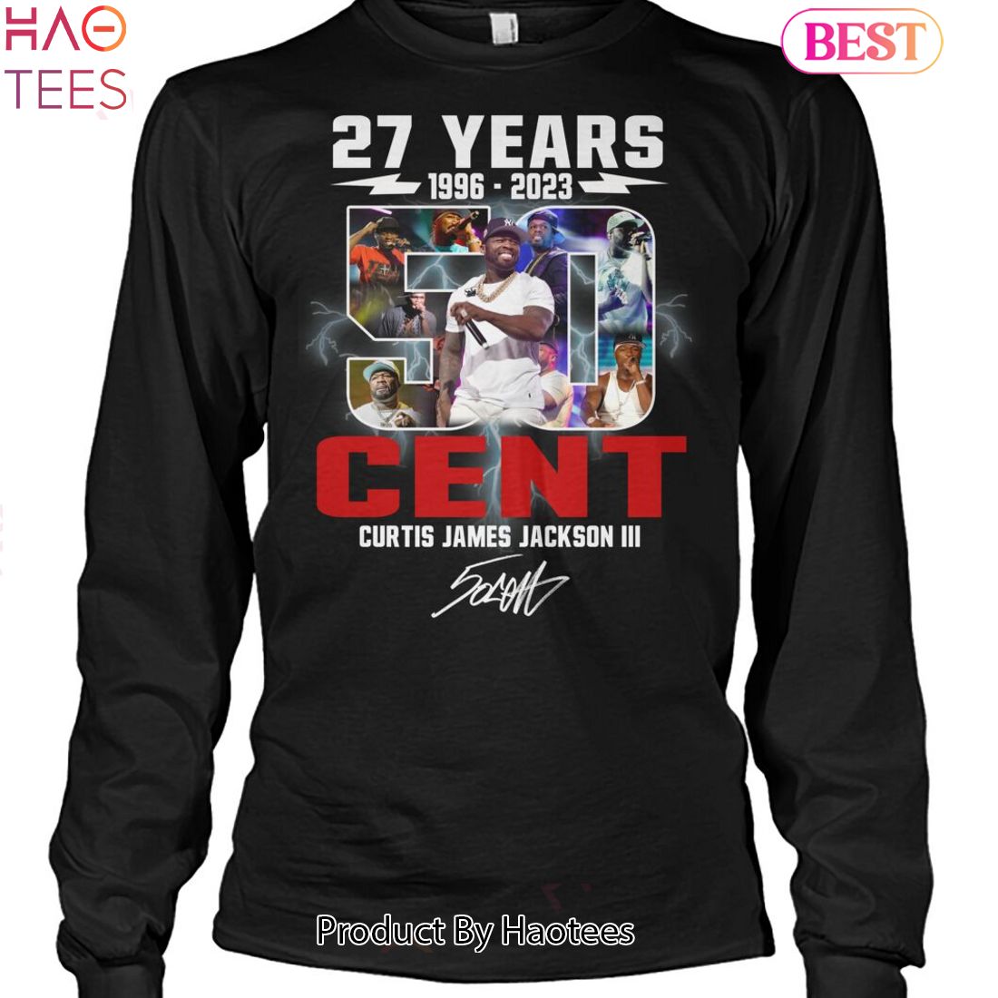 27 Years 1996-2023 50 Cent Curtis Jame Jackson III Unisex T-Shirt 27 Years 1996-2023 50 Cent Curtis Jame Jackson III Unisex T-Shirt
