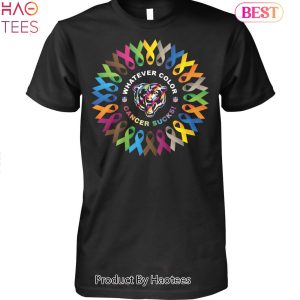 Whatever Color Cancer Sucks NFL Chicago Bears Unisex T-Shirt
