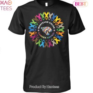 Whatever Color Cancer Sucks NFL Jacksonville Jaguars Unisex T-Shirt
