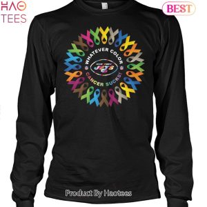Whatever Color Cancer Sucks NFL New York Jets Unisex T-Shirt