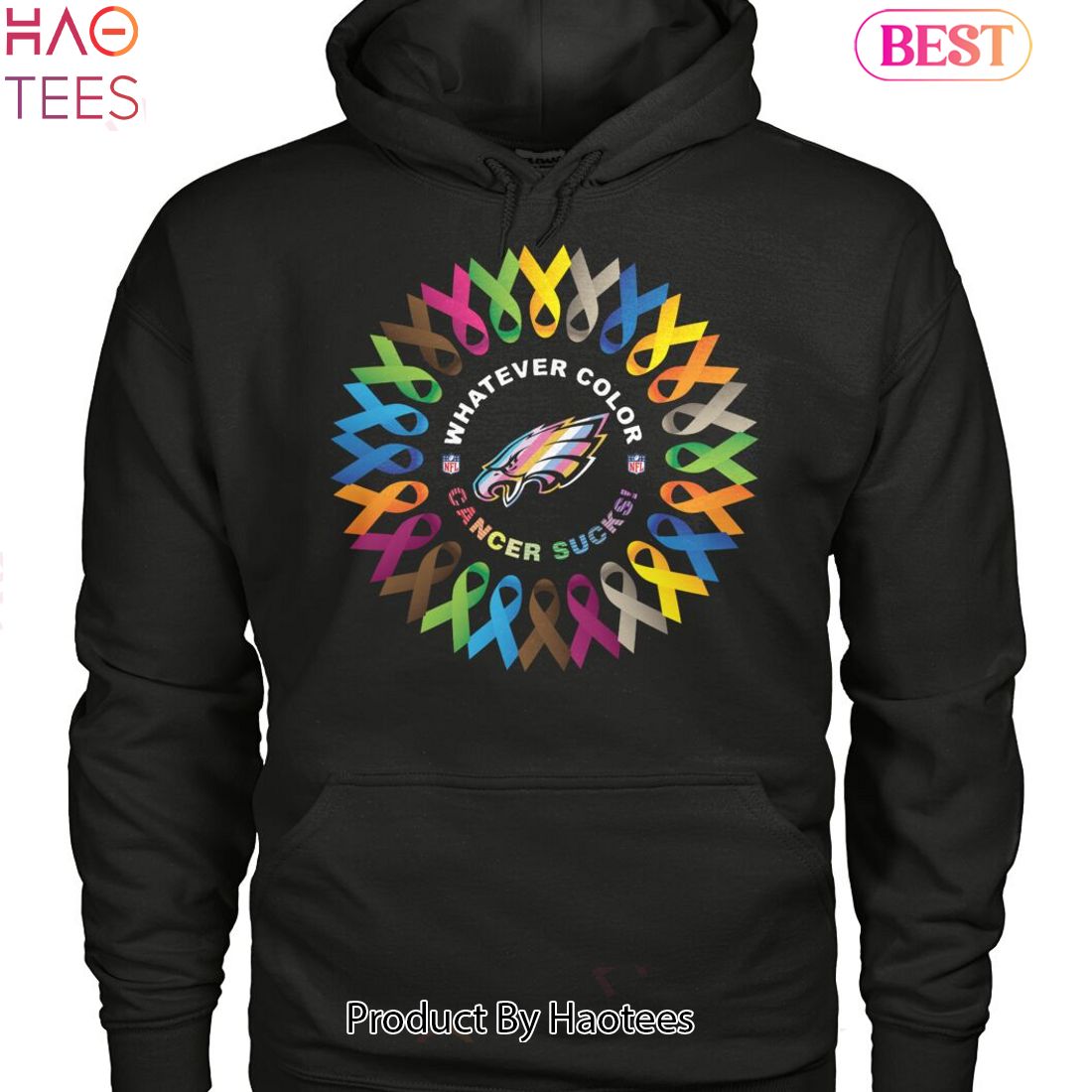 Whatever Color Cancer Sucks NFL Philadelphia Eagles Unisex T-Shirt Whatever Color Cancer Sucks NFL Philadelphia Eagles Unisex T-Shirt
