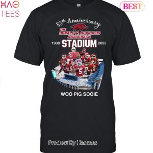 85 Anniversary 1938-2023 The Donald W Reynolds Razorback Stadium Woo Pig Sooie Unisex T-Shirt