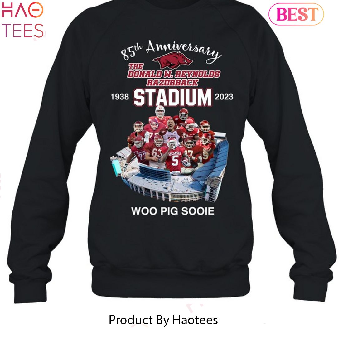 85 Anniversary 1938-2023 The Donald W Reynolds Razorback Stadium Woo Pig Sooie Unisex T-Shirt 85 Anniversary 1938-2023 The Donald W Reynolds Razorback Stadium Woo Pig Sooie Unisex T-Shirt