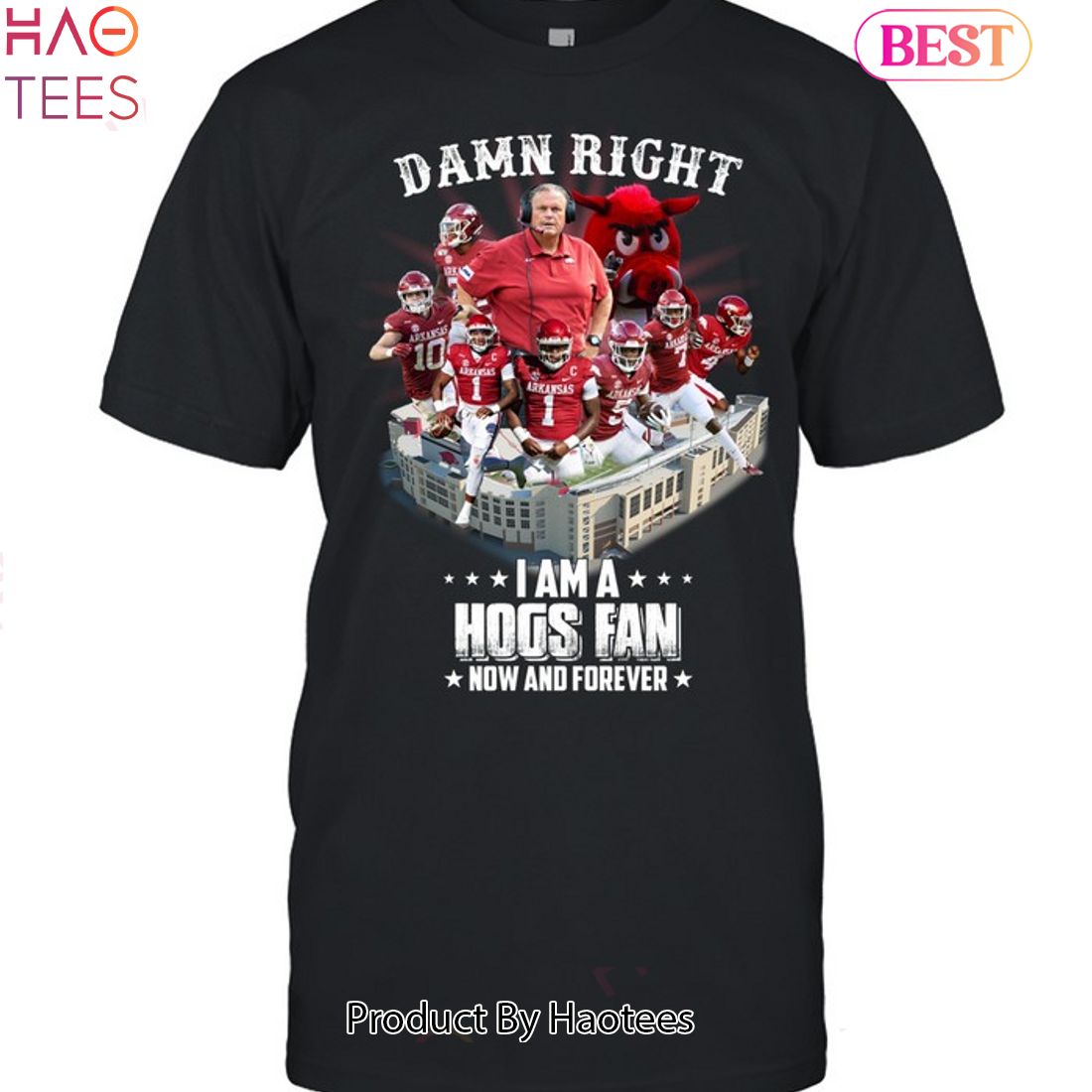 HOT Fashion Damn Right I Am A Arkansas Razorbacks Hogs Fan Now And Forever Unisex T-Shirt HOT Fashion Damn Right I Am A Arkansas Razorbacks Hogs Fan Now And Forever Unisex T-Shirt