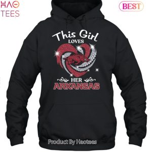 HOT FASHION This Girl Love Her Arkansas Razorbacks Unisex T-Shirt