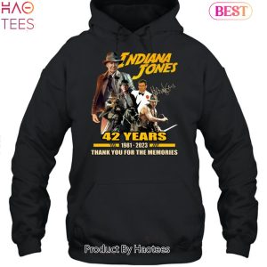 Indiana Jones 42 Years 1981-2023 Thank You For The Memories Unisex T-Shirt