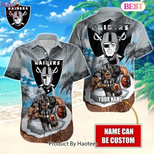 NEW FASHION NFL Las Vegas Raiders Hawaiian Shirt Hot Trend Summer 2023