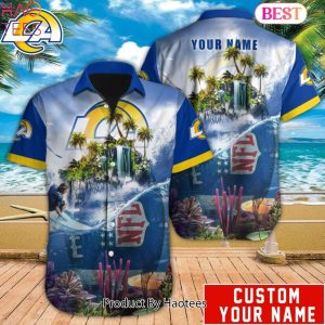 NEW FASHION NFL Los Angeles Rams Hawaiian Shirt Hot Summer 2023