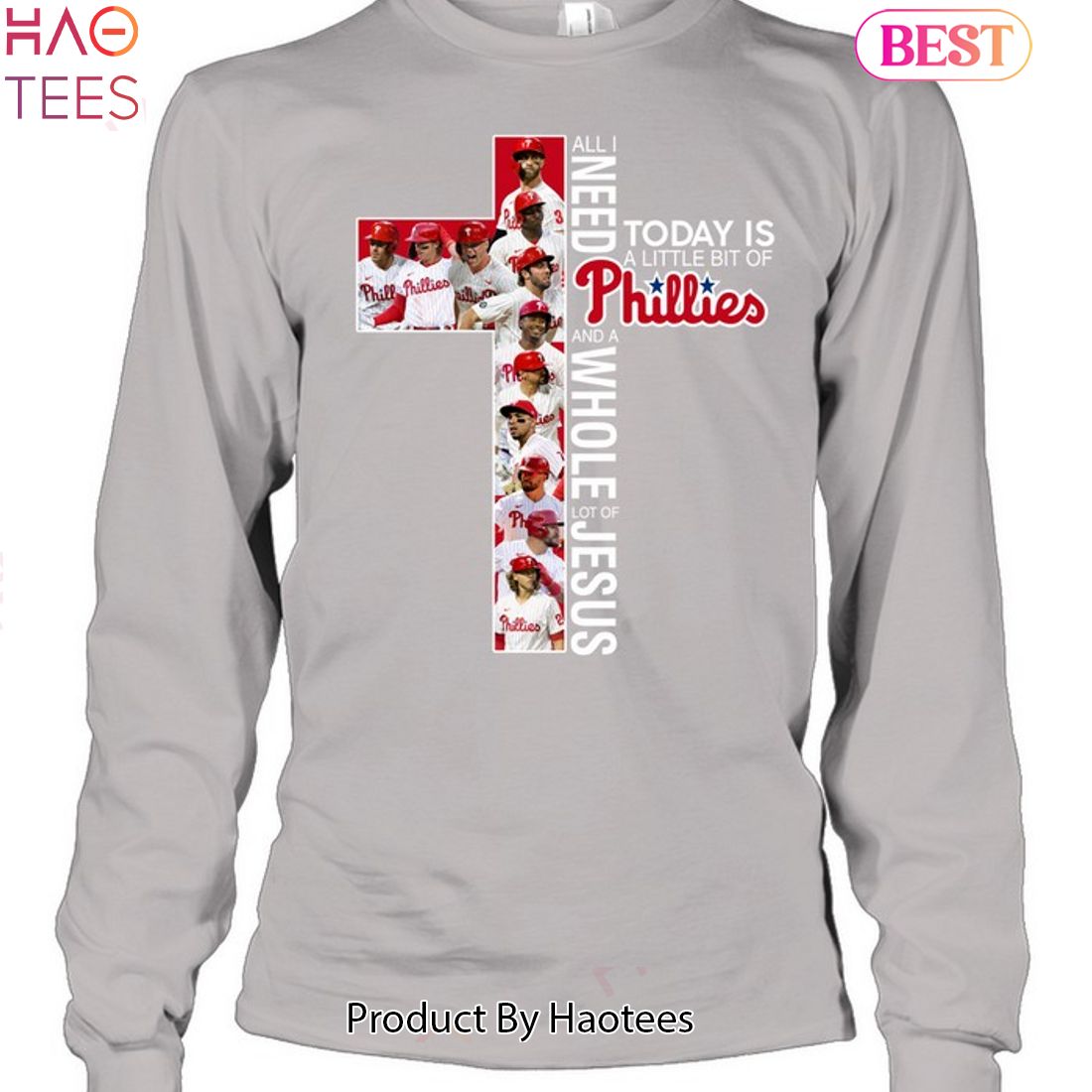 All I Need Philadelphia Phillies And A Whole Lot Of Jesus Unisex T-Shirt All I Need Philadelphia Phillies And A Whole Lot Of Jesus Unisex T-Shirt
