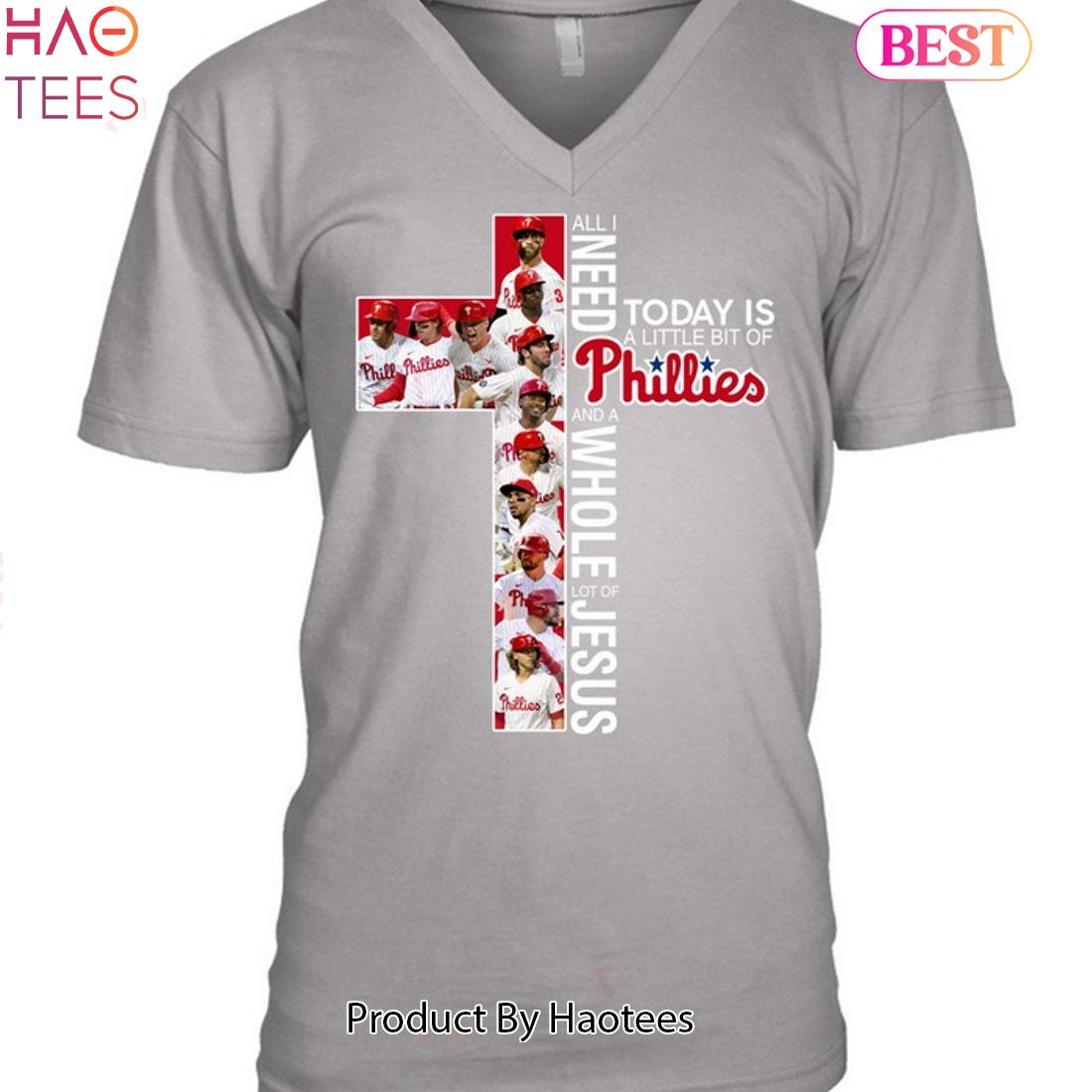 All I Need Philadelphia Phillies And A Whole Lot Of Jesus Unisex T-Shirt All I Need Philadelphia Phillies And A Whole Lot Of Jesus Unisex T-Shirt