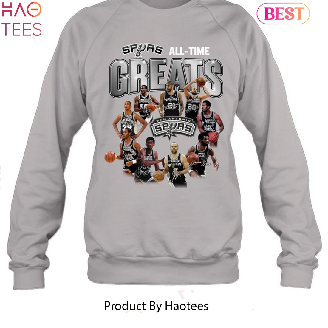 All Time Greats San Antonio Spurs NBA Unisex T-Shirt All Time Greats San Antonio Spurs NBA Unisex T-Shirt
