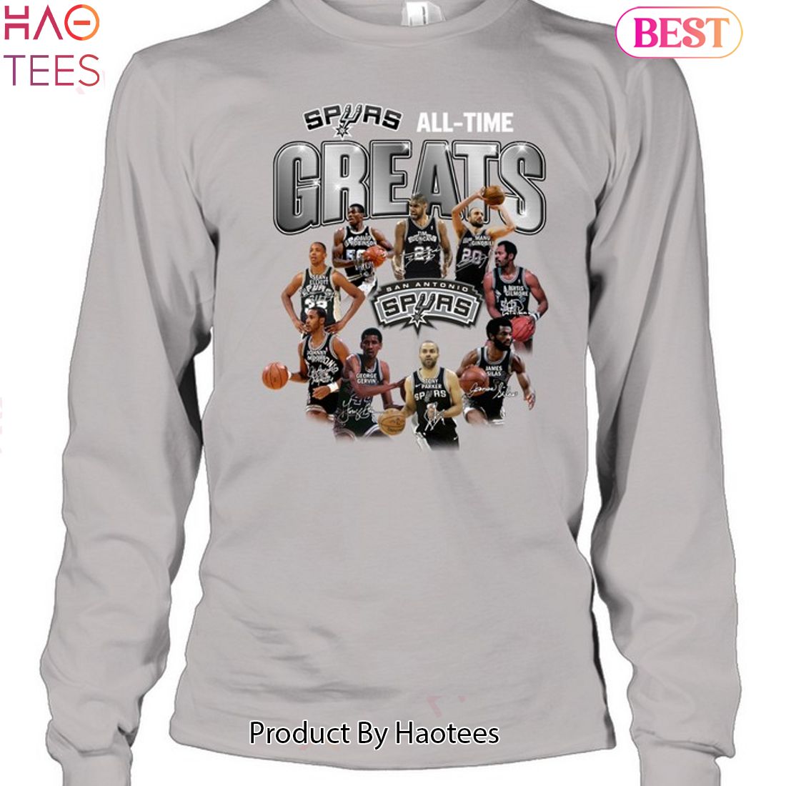 All Time Greats San Antonio Spurs NBA Unisex T-Shirt All Time Greats San Antonio Spurs NBA Unisex T-Shirt