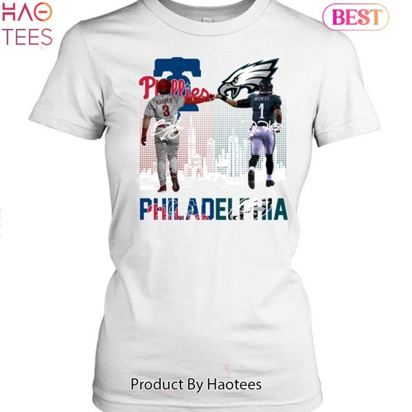 HOT FASHION Philadelphia Phillies And Philadelphia Eagles Champion Unisex T- Shirt