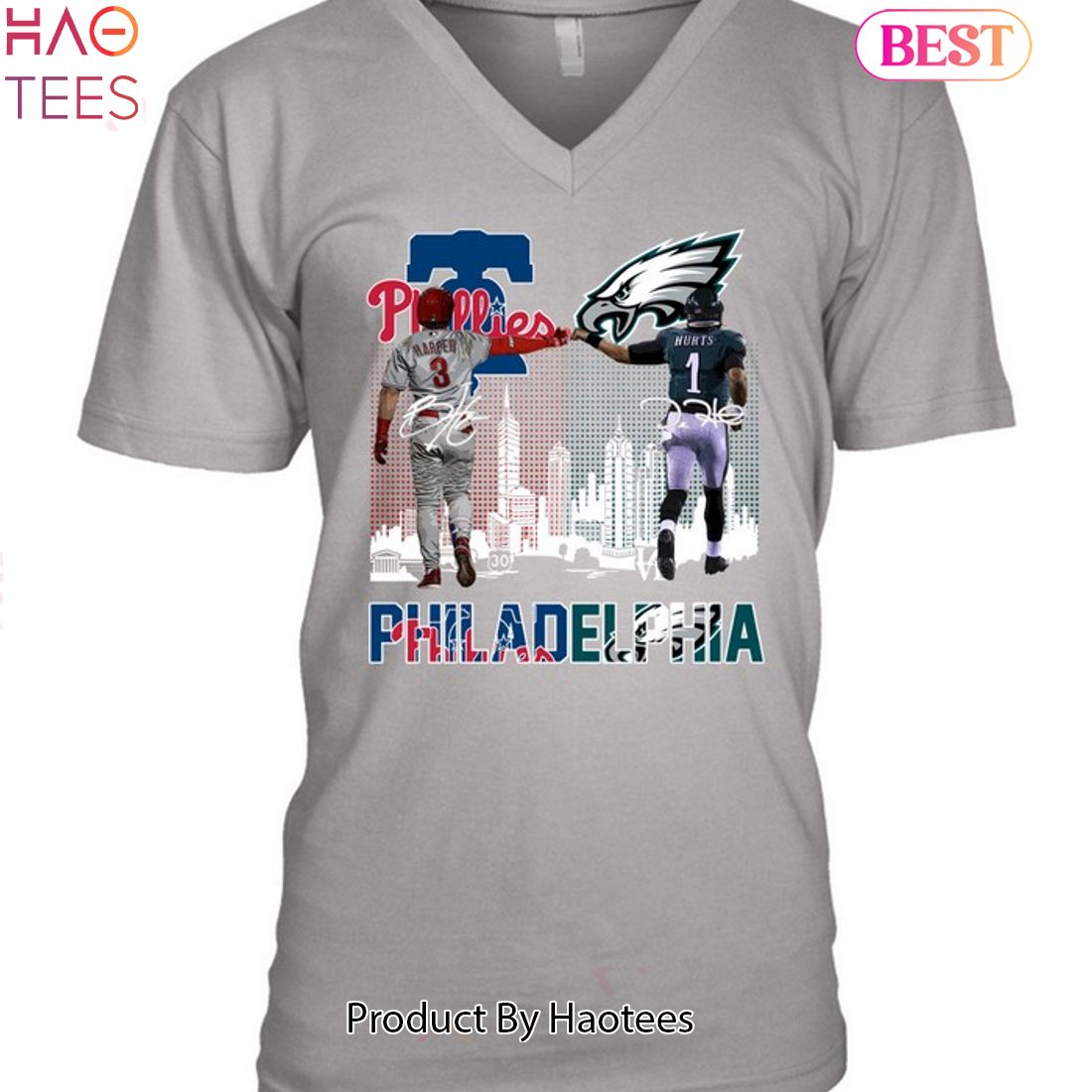 philadelphia eagles and phillies shirt