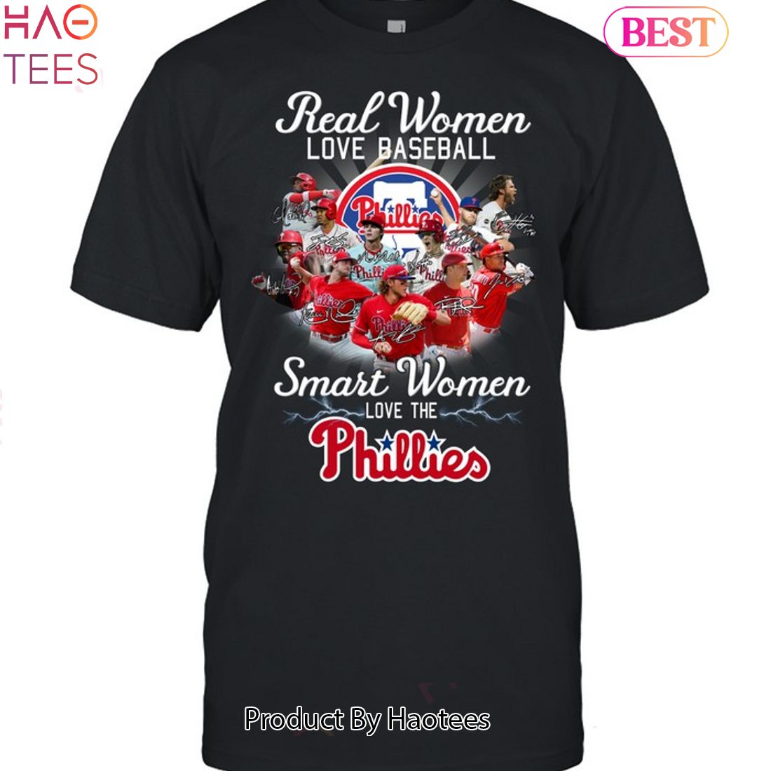 HOT FASHION Real Women Love Baseball Smart Women Love The Philadelphia Phillies Unisex T-Shirt HOT FASHION Real Women Love Baseball Smart Women Love The Philadelphia Phillies Unisex T-Shirt