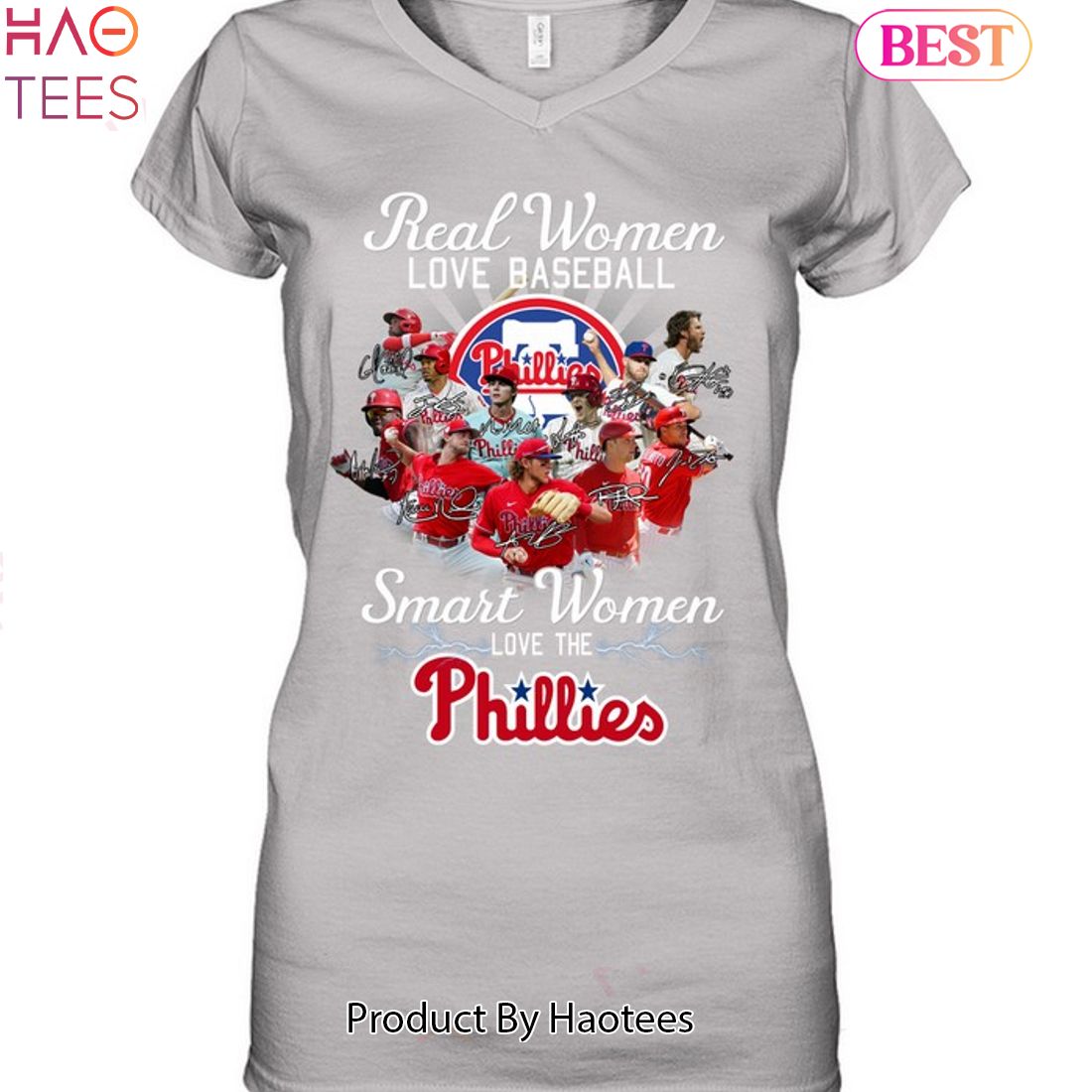 HOT FASHION Real Women Love Baseball Smart Women Love The Philadelphia Phillies Unisex T-Shirt HOT FASHION Real Women Love Baseball Smart Women Love The Philadelphia Phillies Unisex T-Shirt
