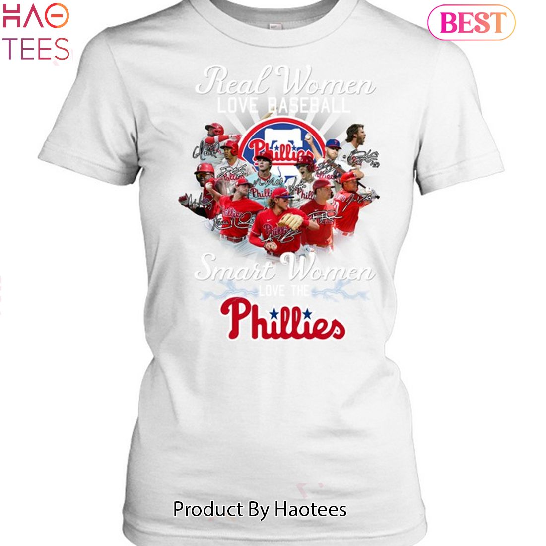 HOT FASHION Real Women Love Baseball Smart Women Love The Philadelphia Phillies Unisex T-Shirt HOT FASHION Real Women Love Baseball Smart Women Love The Philadelphia Phillies Unisex T-Shirt