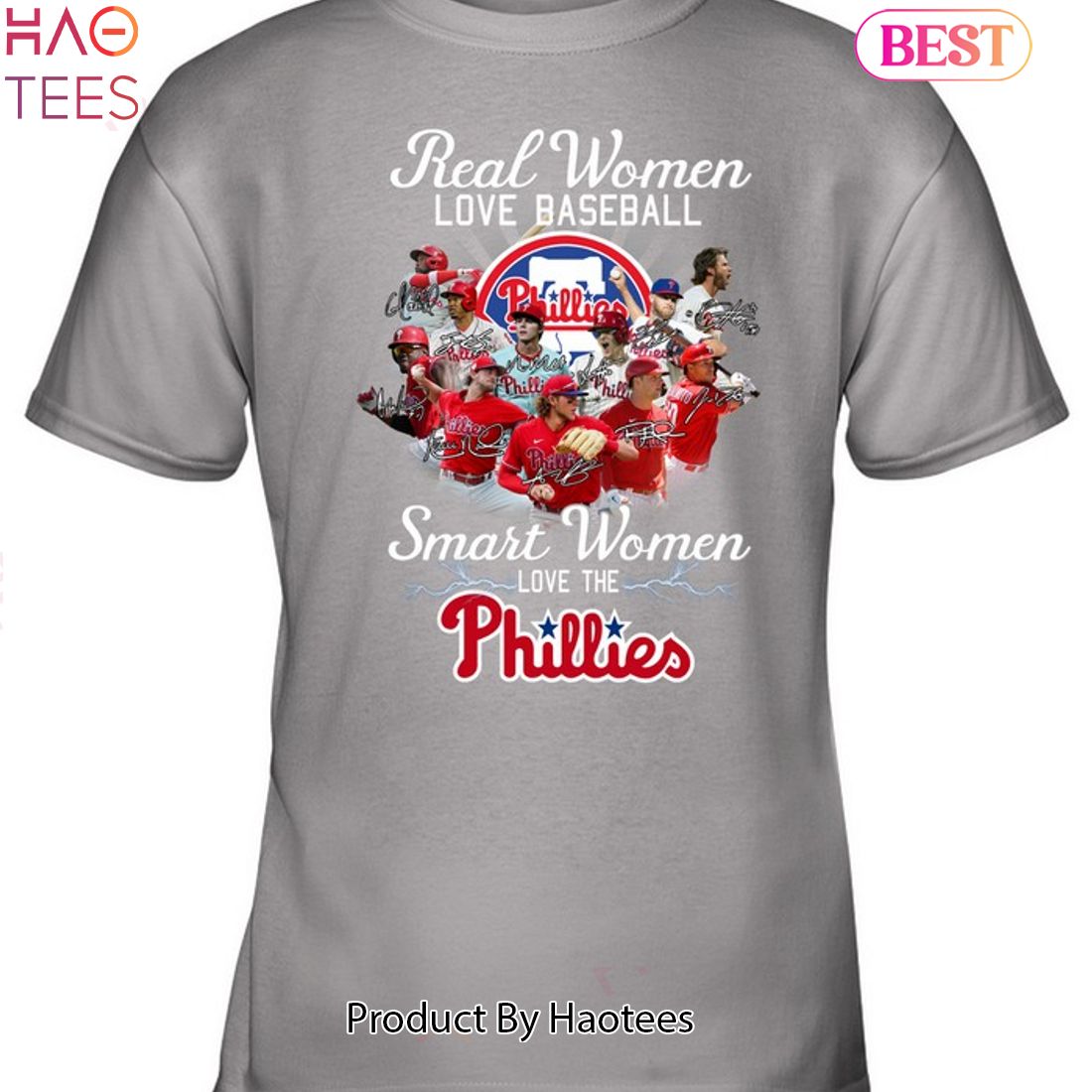 HOT FASHION Real Women Love Baseball Smart Women Love The Philadelphia Phillies Unisex T-Shirt HOT FASHION Real Women Love Baseball Smart Women Love The Philadelphia Phillies Unisex T-Shirt