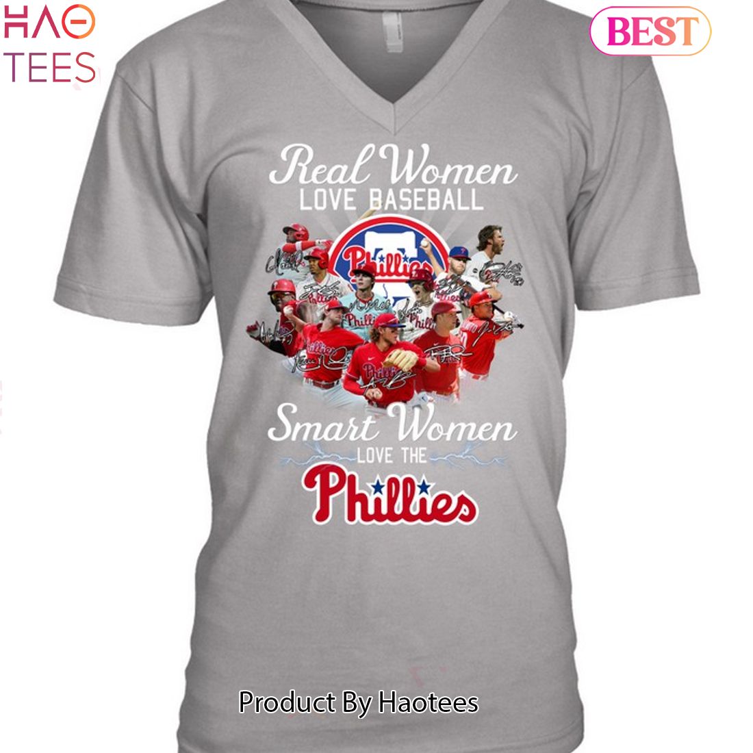 HOT FASHION Real Women Love Baseball Smart Women Love The Philadelphia Phillies Unisex T-Shirt HOT FASHION Real Women Love Baseball Smart Women Love The Philadelphia Phillies Unisex T-Shirt