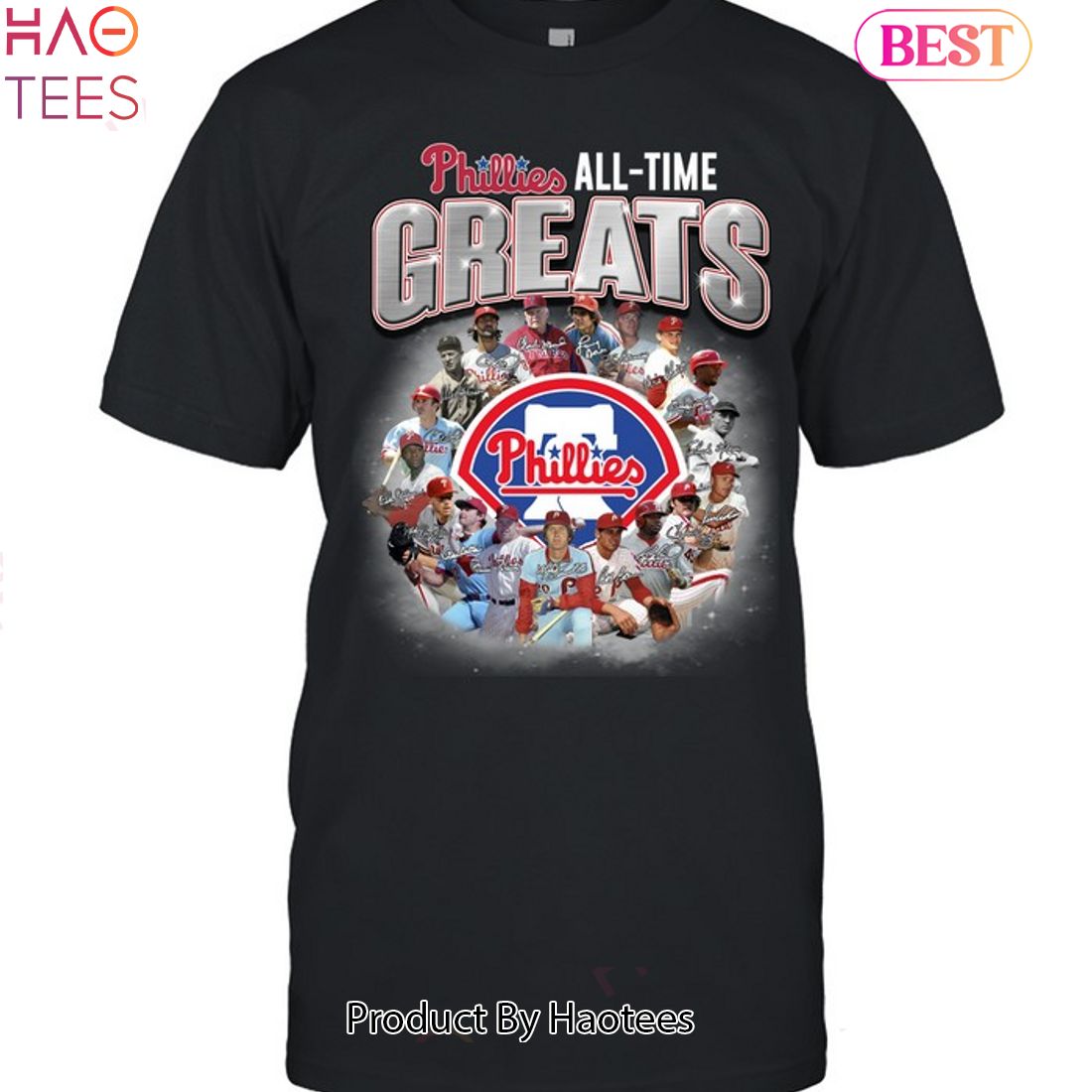 Philadelphia Phillies All Time Greats Unisex T-Shirt Philadelphia Phillies All Time Greats Unisex T-Shirt