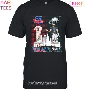 Philadelphia Phillies Bryce Harper And Philadelphia Eagles Jalen Hurts Unisex T-Shirt