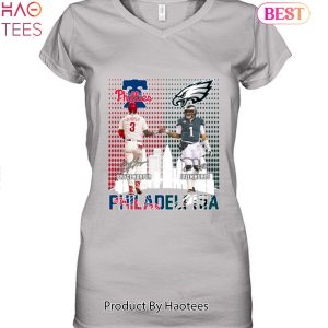 Philadelphia Phillies Bryce Harper And Philadelphia Eagles Jalen Hurts Unisex T-Shirt