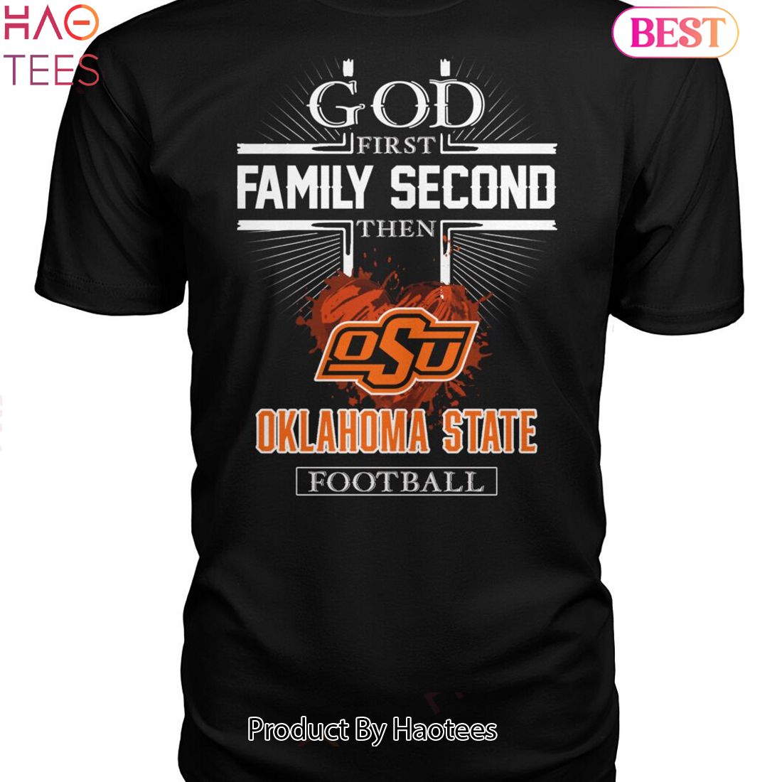 God first family second then Oklahoma State Cowboys football 2023