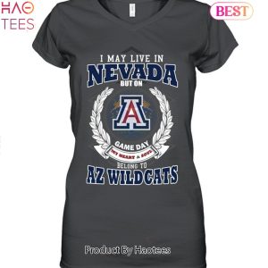 I May Live In Nevada But On Game Day My Heart & Soul Belongs To Arizona Wildcats Unisex T-Shirt