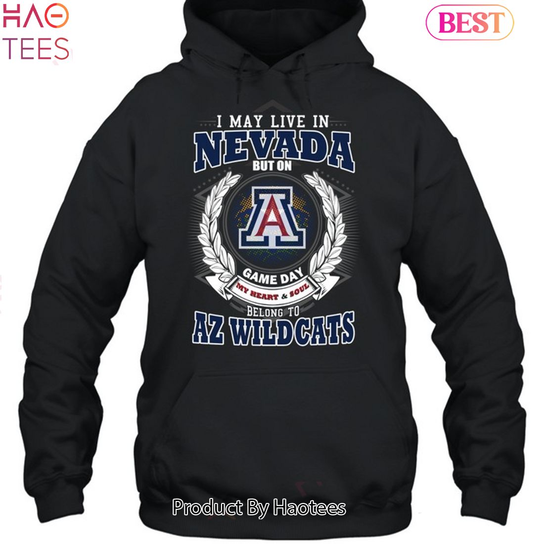 I May Live In Nevada But On Game Day My Heart & Soul Belongs To Arizona Wildcats Unisex T-Shirt I May Live In Nevada But On Game Day My Heart & Soul Belongs To Arizona Wildcats Unisex T-Shirt
