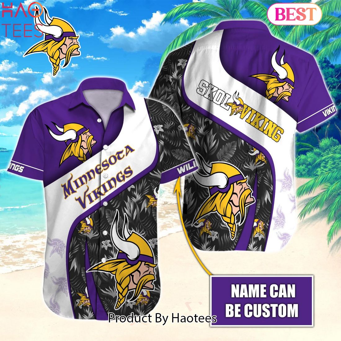 Minnesota Vikings Hawaiian Shirt Nfl Minnesota Vikings Logo Cool